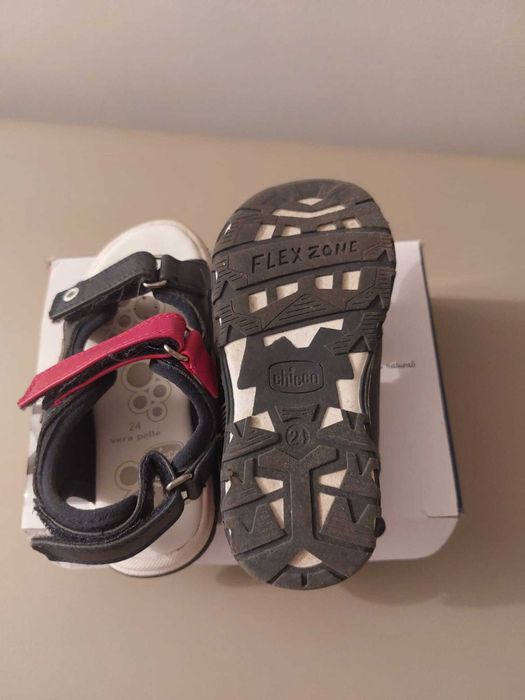Sandálias da Chico como novas usadas 3x número 24
