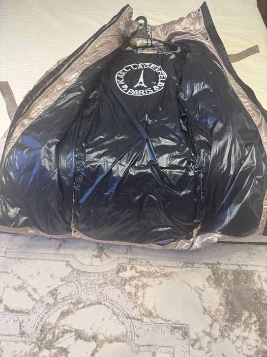 Зимове пальто, пуховик, качинний пух. KARL  LAGERFELD