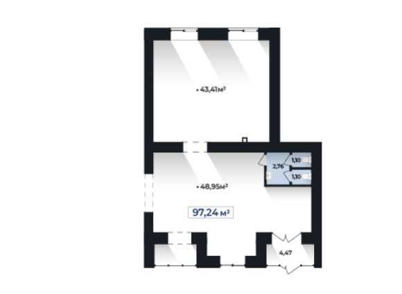 Продаж Комерційного приміщення 97,24 м² | ЖК «Козацький», Довженка 31Б