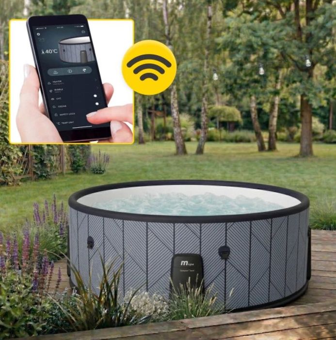 Jacuzzi dmuchane z WiFi, 6 os. 138 dysz.