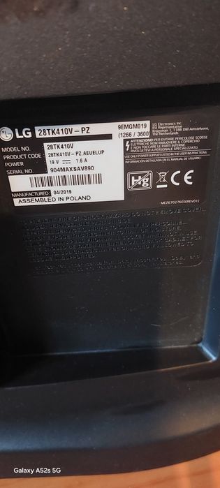 Vendo Tv LG com 27 polegadas