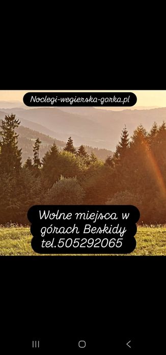Wolne pokoje  Węgierska Górka