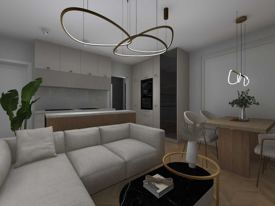 Mieszkanie dwupokojowe, po remoncie