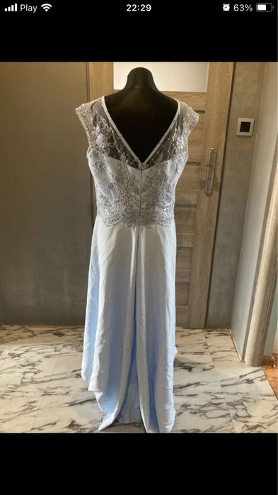 Błękitna asymetryczna xl/xxl