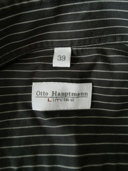 Czarna Koszula Otto Hauptmann, rozmiar 39