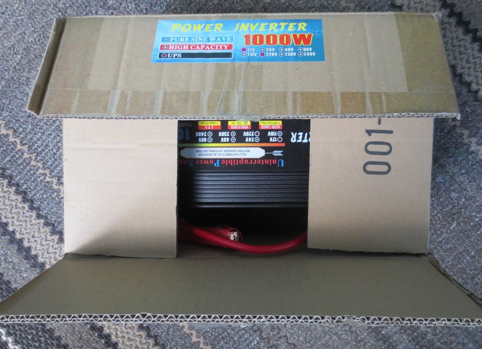 Инвертор. 12В --220В. Бесперебойник с зарядным устройством.