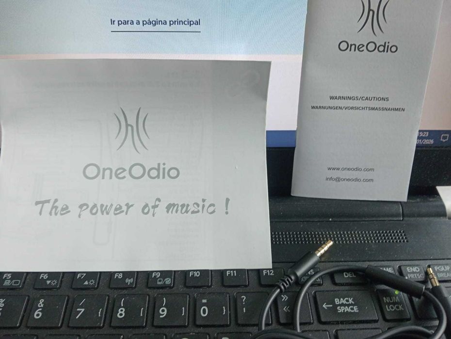 Auscultadores DJ OneOdio Fusion A71 - Monitorização Estúdio - NOVOS