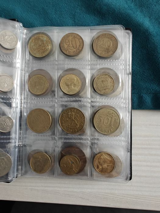 Klaser z monetami 120szt