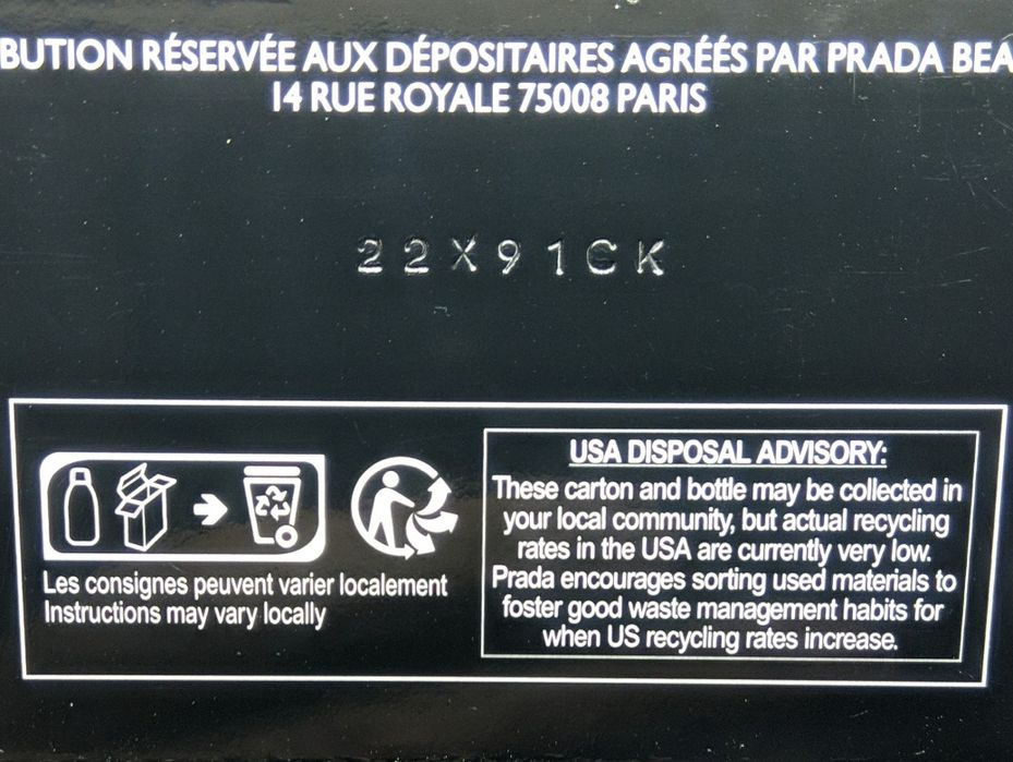 Prada Luna Rossa Black edp 100ml..Оригинал