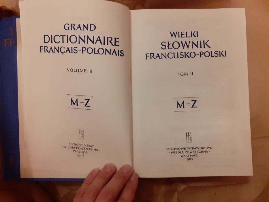 Wielki słownik francusko-polski 2 tomy