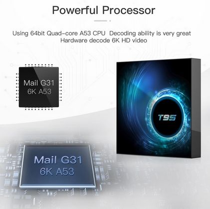 T95 Box TV Android with Wireless Mini Keyboard64172201086210121