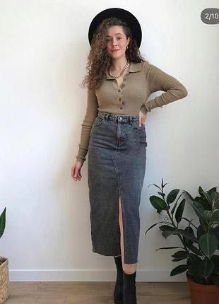 Міді спідниця з деніму від Reserved