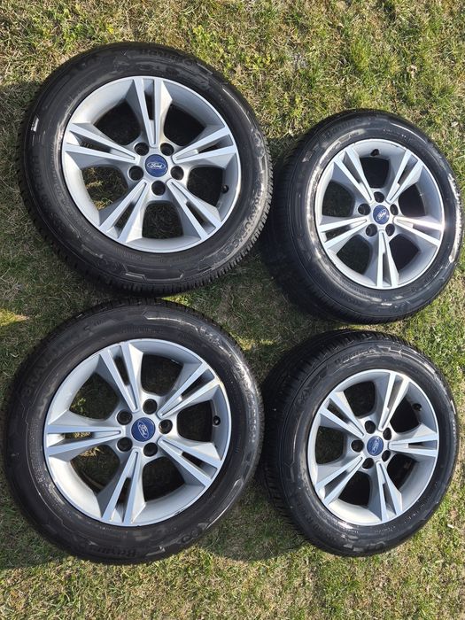 Koła alufelgi 5x108 ford Focus mk3 mk4 cmax Fiesta nowe opony