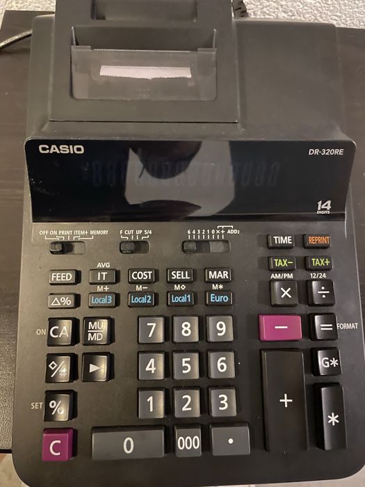 Caixa registadora CASIO