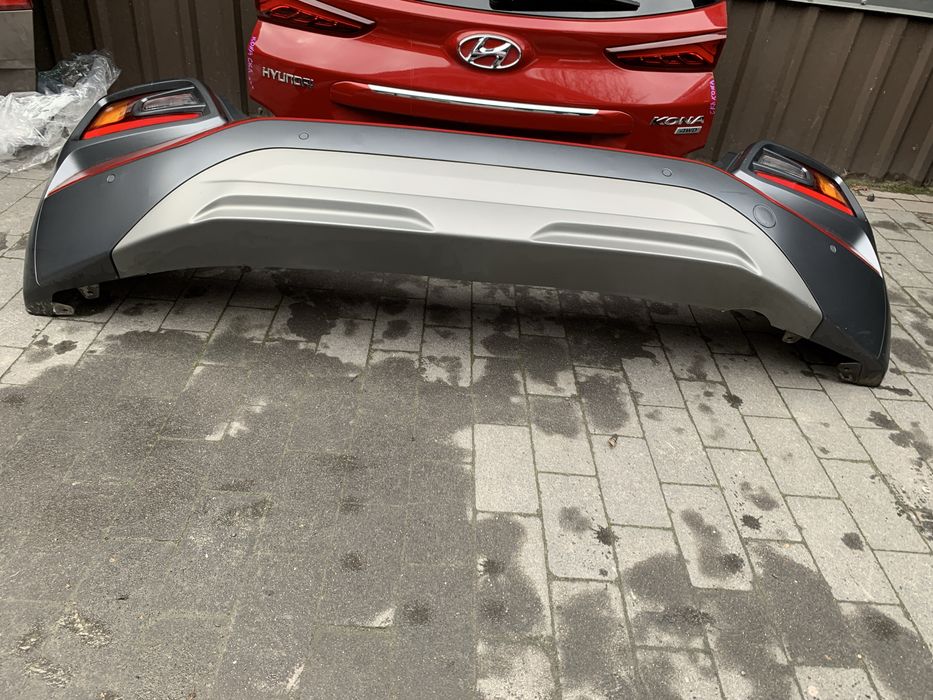 Комплект крышка багажника + бампер задний Hyundai Kona 2016-2021