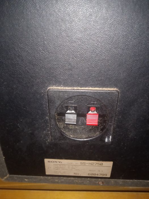 Par de Colunas Sony 70w e 8 Ohm