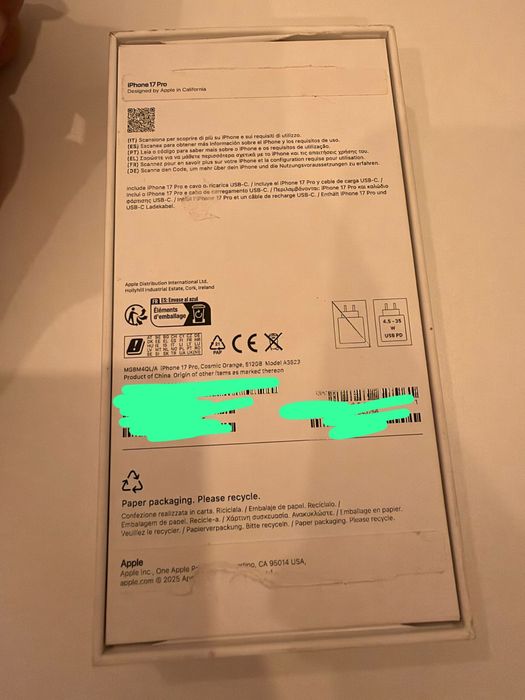 Iphone 17 pro 512