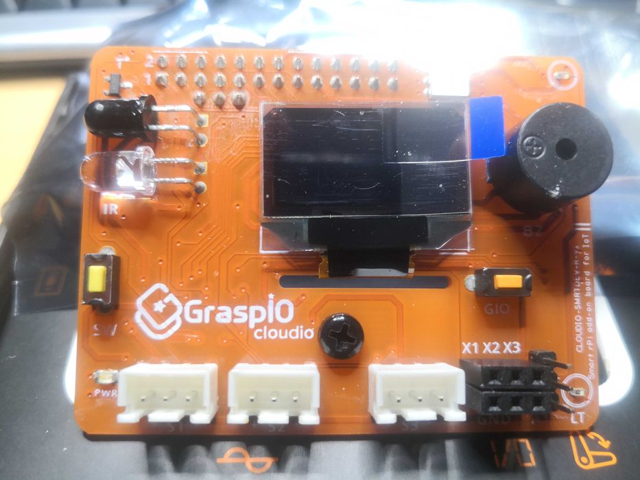GraspIO Cloudio para Raspberry Pi – NOS – Completo – IoT / OLED