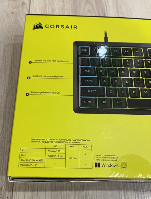 Ігрова клавіатура Corsair k55 Core RGB