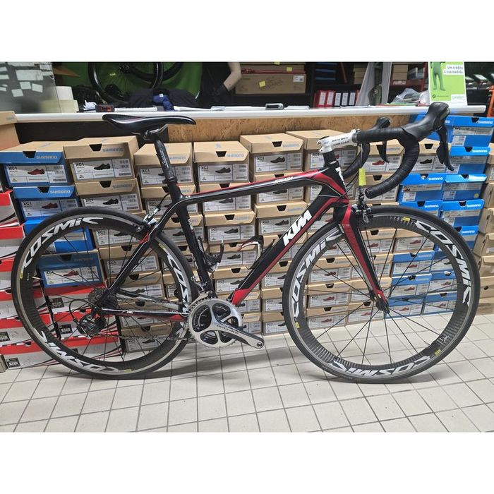 KTM with Dura-Ace groupset and Mavic carbon wheels
