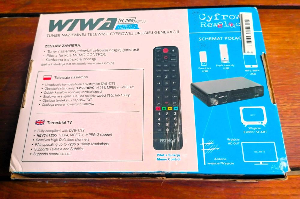 WIWA H.265 LITE NEW dekoder tuner DVB-T2 HEVC