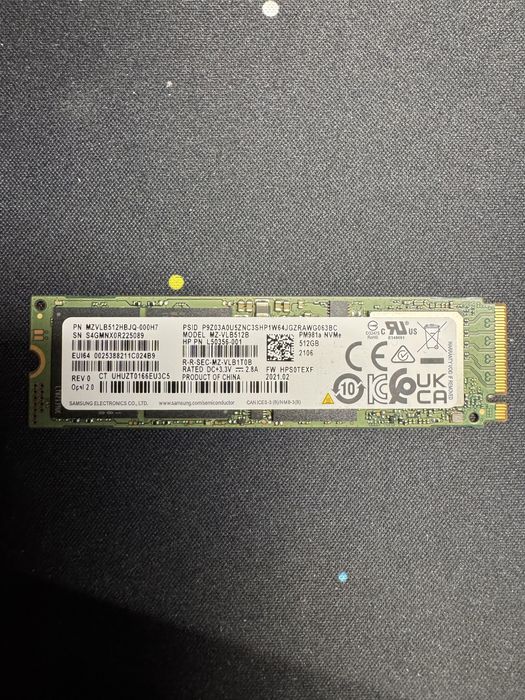 nvme ssd 512gb samsung - Купить электронику - Цены на OLX.ua