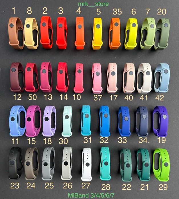 Ремінець Xiaomi Mi Band 3,4,5,6,7 Ми бенд Ремешок Браслет
