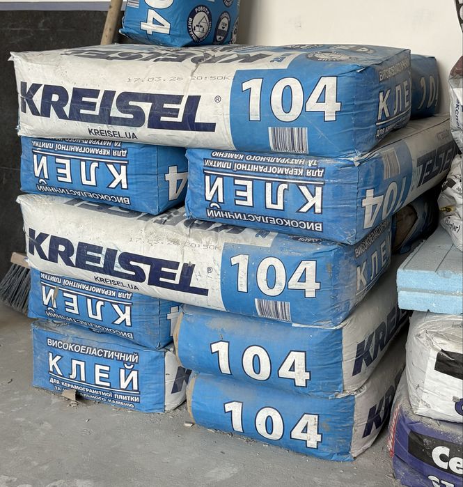 Kreisel 104 Клейова суміш для плитки еластична 25кг