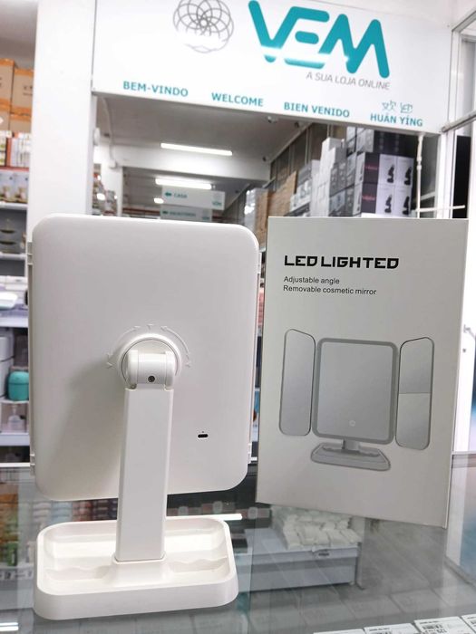 Espelhos de Aumento 3X,2X,1X com Luz