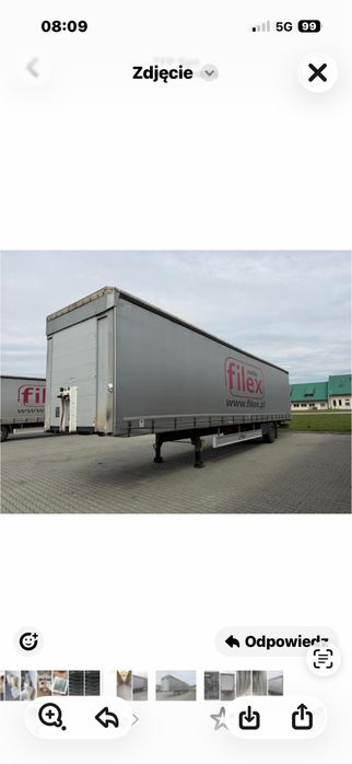 Na sprzedaz naczepa firanka Fliegl SES 210