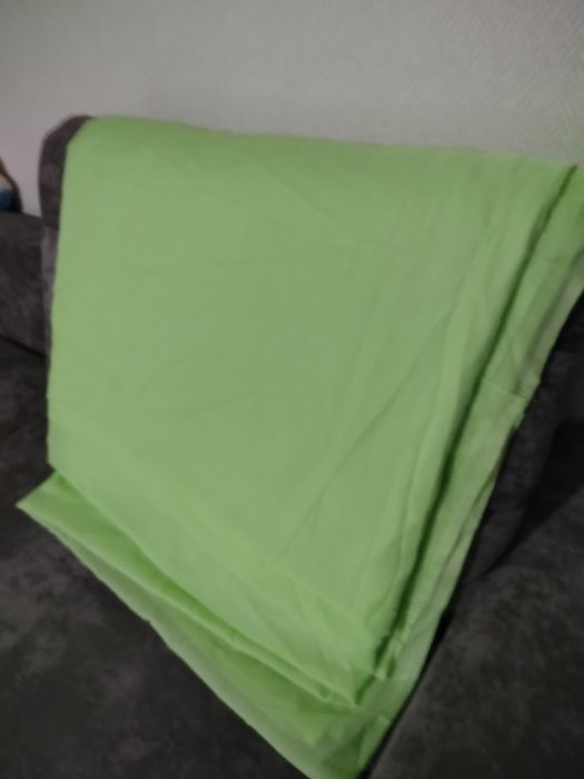 Тканина шифону салатного кольору