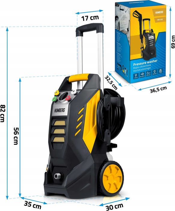 Мийка високого тиску Humberg 350бар. Мойка высокого давления (Польща)