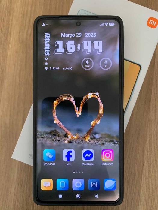 Vendo NOVO Xiaomi REDMI NOTE 13 5G 8-256GB PRETO - Desbloqueado