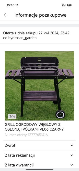 Sprzedam grill ogrodowy