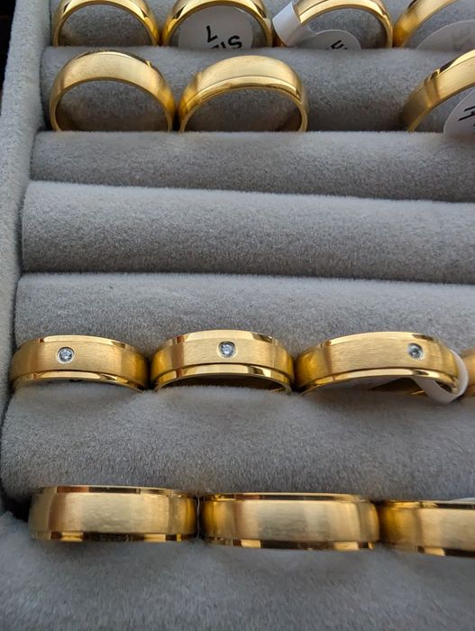 Alianças 6mm ouro lâminado