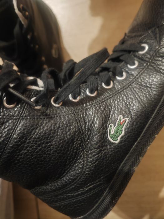 Buty skórzane Lacoste