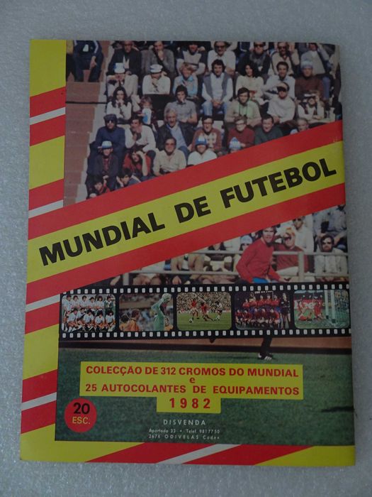 Caderneta de cromos de futebol Mundial de Futebol 82 Disvenda (tem 71)