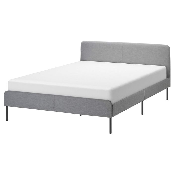 Rama lożka ikea slattum 160x200