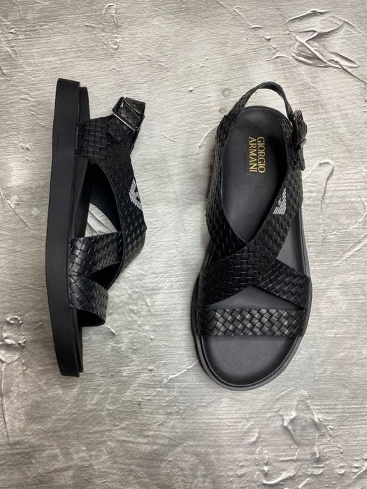 Кожаные сандалии 40-45 армани