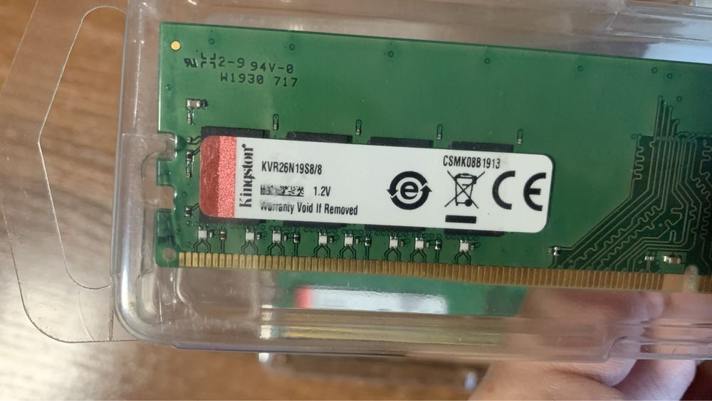 Оперативна пам’ять Kingston DDR4 16 ГБ (2×8 ГБ) 2666 MHz