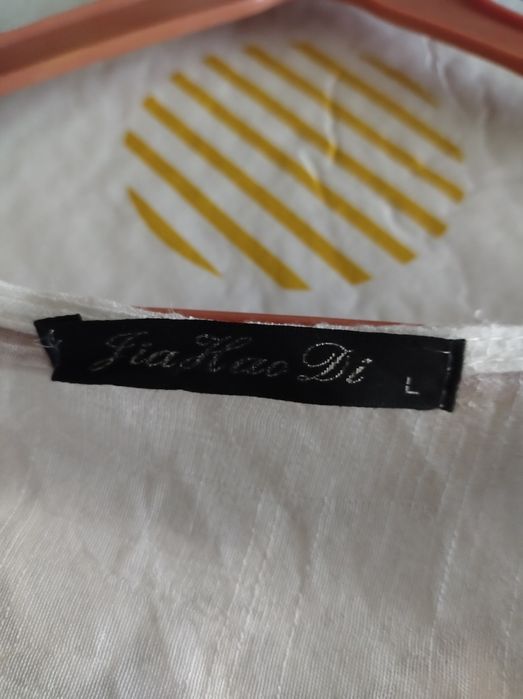 Biała bluzeczka rękaw 3/4