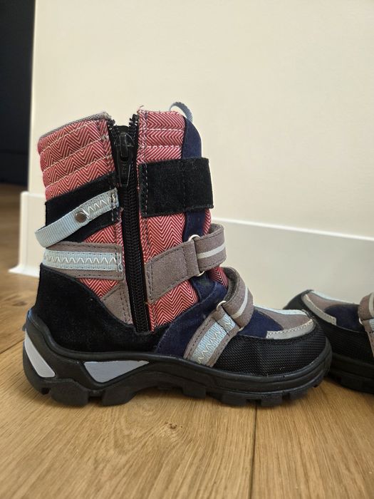 Buty zimowe, kozaki, Bartek, 29, skóra naturalna