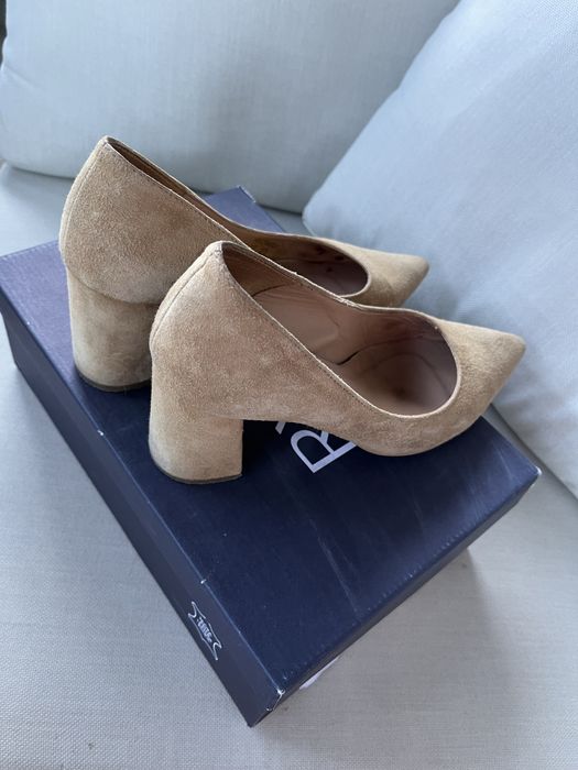 Czółenka Ryłko welur rozmiar 35