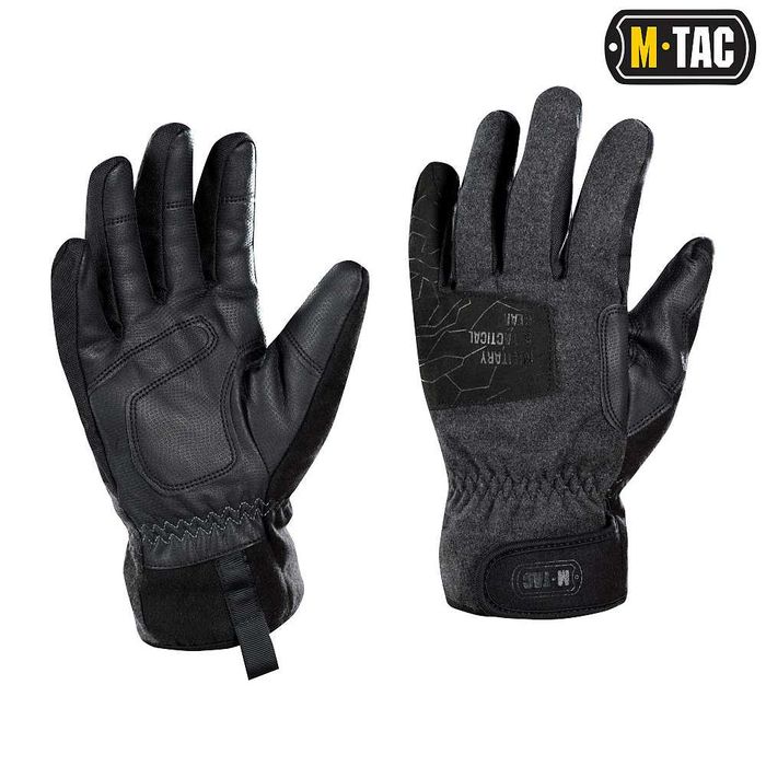 M-Tac рукавички зимові теплі Extreme Tactical Dark Grey