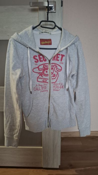 Bluza rozpinana Save Forests siwa