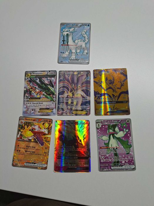 Cartas Pokémon EX e GX