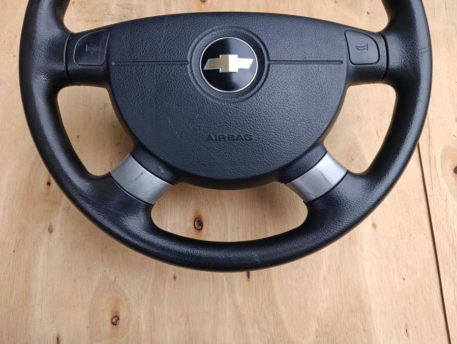 Руль Кермо Aveo T250 T200 Lanos Sens + поворотне кільце + перемикач