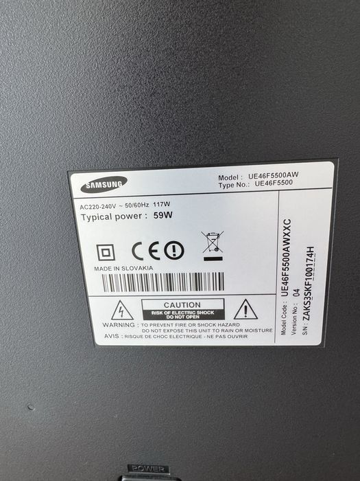 Vendo televisao Samsung 47”