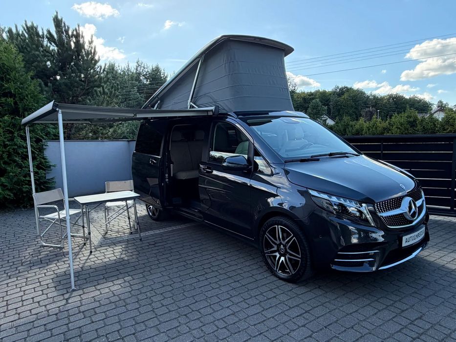 Mercedes-Benz Klasa V MARCO POLO_1 Właściciel_El. dach_FV 23%_DISTRONIC_Kamery360°_Multibeam