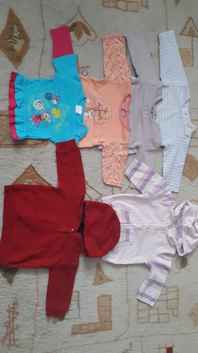 регланы для девочки на возраст 3, 6, 9, 12 мес пакет одежды